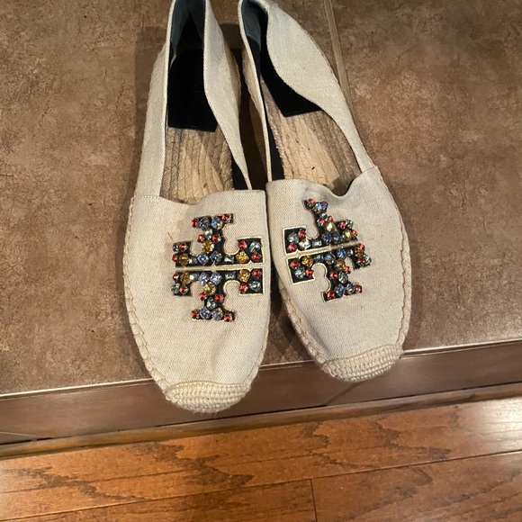 Tory Burch Multicolor Embellished Espadrilles - Picture 7 of 11